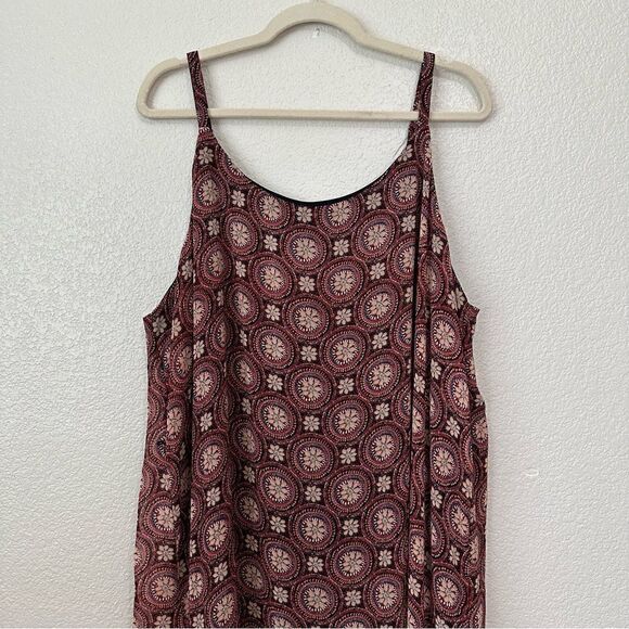 Lane Bryant Chiffon Straps Medallion Hi-Low Dress - Picture 3 of 13